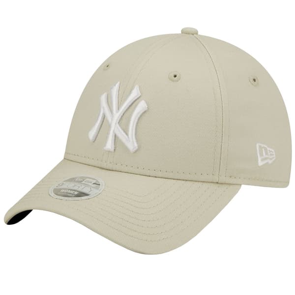 New Era wmns 9FORTY New York Yankees Cap 60292635, basebollkeps, Kvinna, beige, Storlek: OSFM
