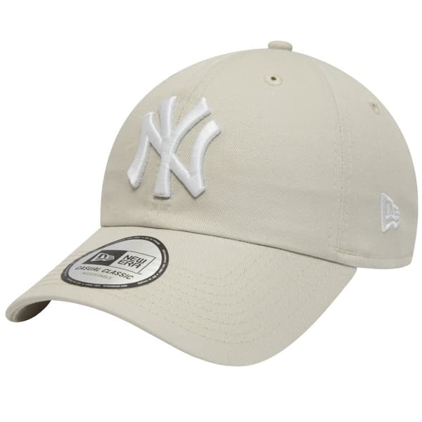 New Era 9TWENTY League Essentials New York Yankees Cap 60348843, baseball kasket, Kvinde, beige, Størrelse: OSFM