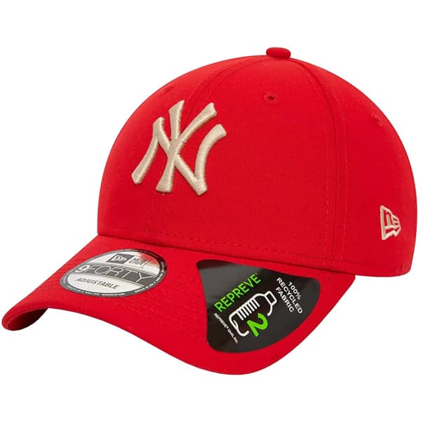 New Era Repreve 940 New York Yankees Cap 60435237, basebollkeps, Man, röd, Storlek: OSFM