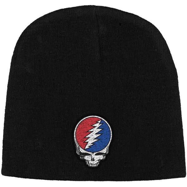 Grateful Dead Skull Beanie Black One Size