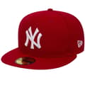 Miniatyrbillede 1 af 2: New Era New York Yankees MLB Basic Cap 10011573, baseball kasket, Mand, rød, Størrelse: 7 1/8