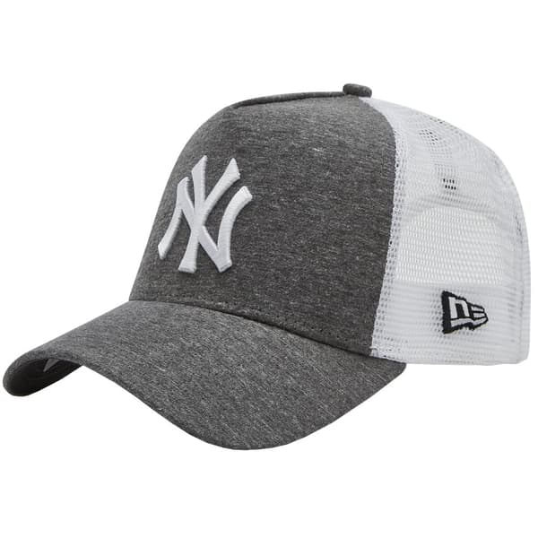New Era Jersey Ess 9FORTY New York Yankees Trucker Cap 12523898, basebollkeps, Man, grå, Storlek: OSFM