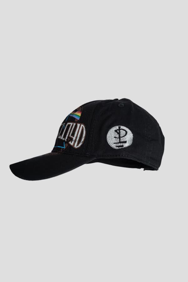 Pink Floyd Baseball Cap Dark Side Of The Moon Official Black Strapback One Size
