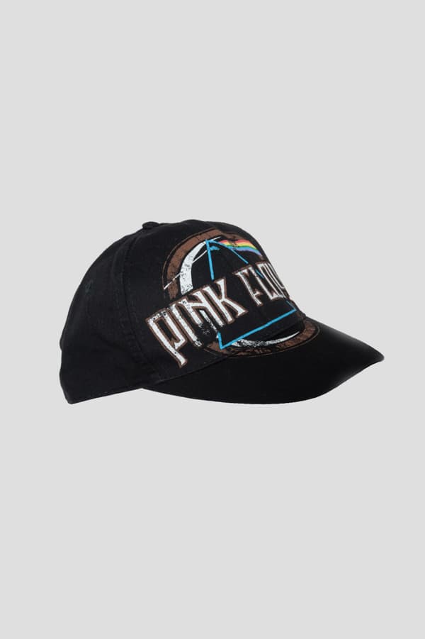 Pink Floyd Baseball Cap Dark Side Of The Moon Official Black Strapback One Size
