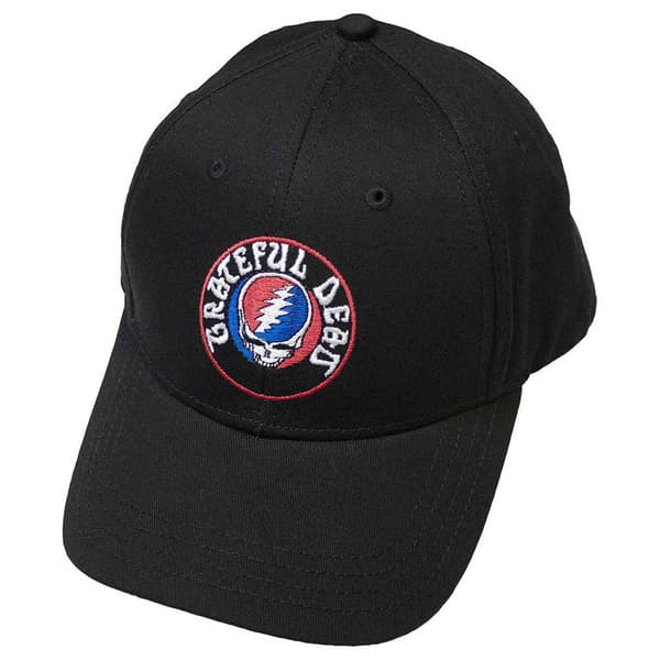Grateful Dead Steal Your Face Logo Baseball Cap One Size