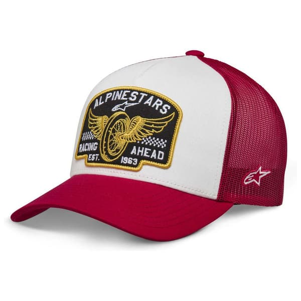 Alpinestars Kasket Heritage Patch Trucker Rød  Mand
