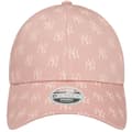 Miniatyrbild 2 av 3: New Era Wmns Monogram 9FORTY New York Yankees Cap 60434993, basebollkeps, Kvinna, rosa, Storlek: OSFM