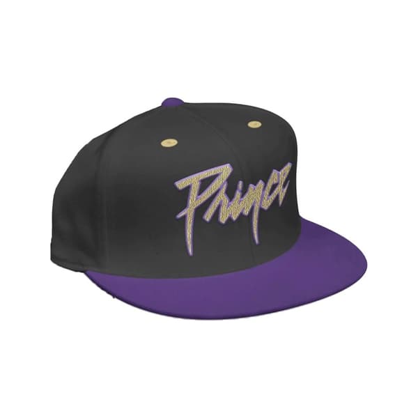 Prince Unisex Basebollkeps med logotyp och symbol Black/Purple One Size