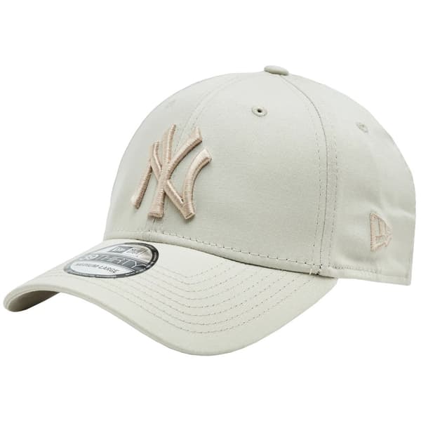 New Era 39THIRTY Essential New York Yankees MLB Cap 60298744, basebollkeps, Kvinna, beige, Storlek: M/L