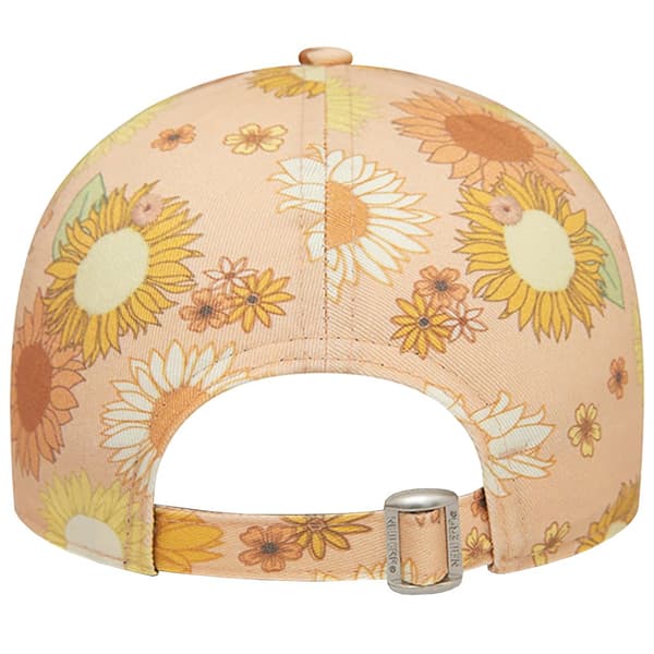 New Era 9FORTY New York Yankees Floral All Over Print Cap 60435003, baseball kasket, Kvinde, orange, Størrelse: OSFM