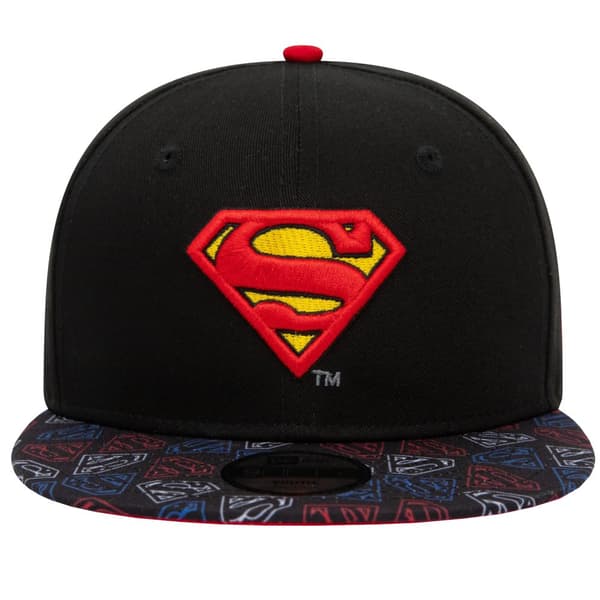New Era Super Aop 950 Superman Kids Cap 60435015, basebollkeps, för Pojke, svart, Storlek: YOUTH