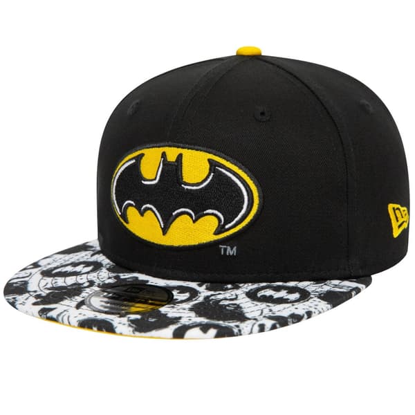 New Era Super Aop 950 Batman Kids Cap 60435024, basebollkeps, för Pojke, svart, Storlek: YOUTH