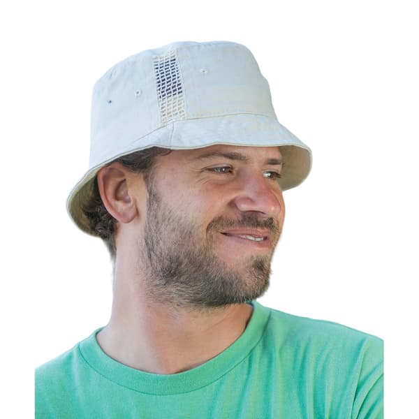 Result Headwear Deluxe Bucket Hat med sidopaneler i tvättad bomull