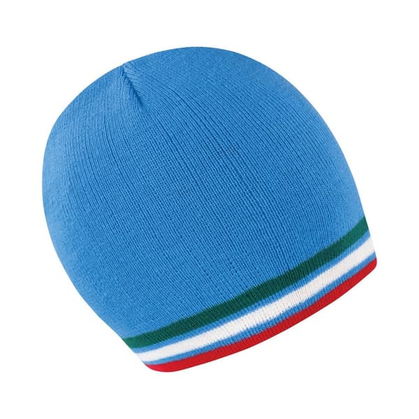 Result Winter Essentials Unisex Vuxen National Italien Mössa Blue/Green/White/Red One Size