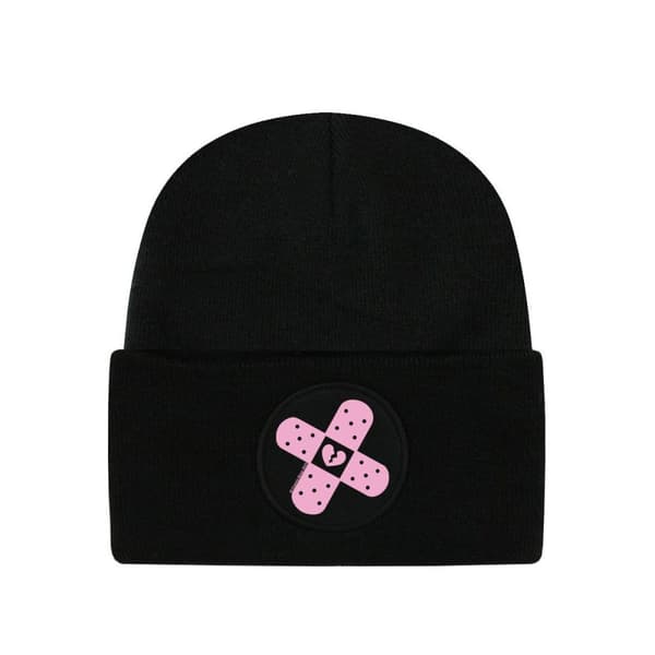Cosmic Boop Broken Heart Beanie Black One Size