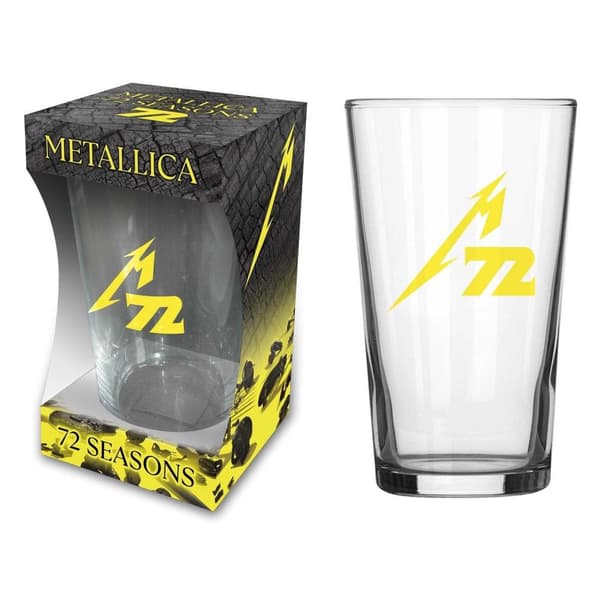 METALLICA - 72 SEASONS - BEER GLASS (BOXED)