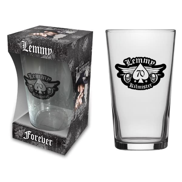 LEMMY - FOREVER - BEER GLASS (BOXED)