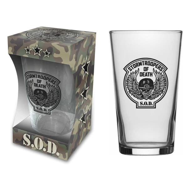 STORMTROOPERS OF DEATH - WINGED EMBLEM - BEER GLASS (BOXED)