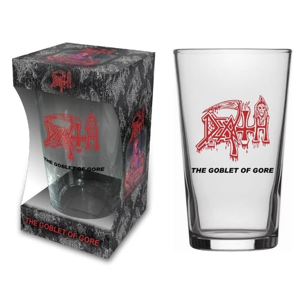 DEATH - THE GOBLET OF GORE - BEER GLASS (BOXED)
