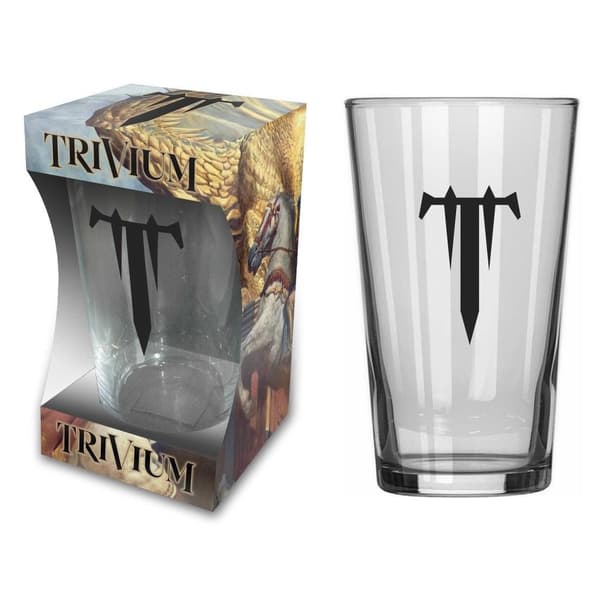 TRIVIUM - IN THE COURT OF THE DRAGON - BEER GLASS (BOXED)