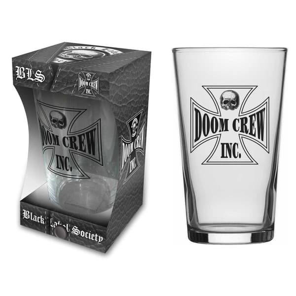 BLACK LABEL SOCIETY - DOOM CREW - BEER GLASS (BOXED)
