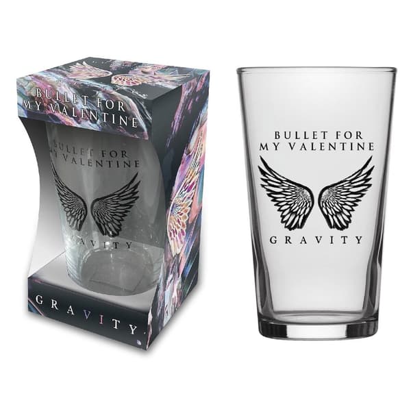 BULLET FOR MY VALENTINE - GRAVITY - BEER GLASS (BOXED)