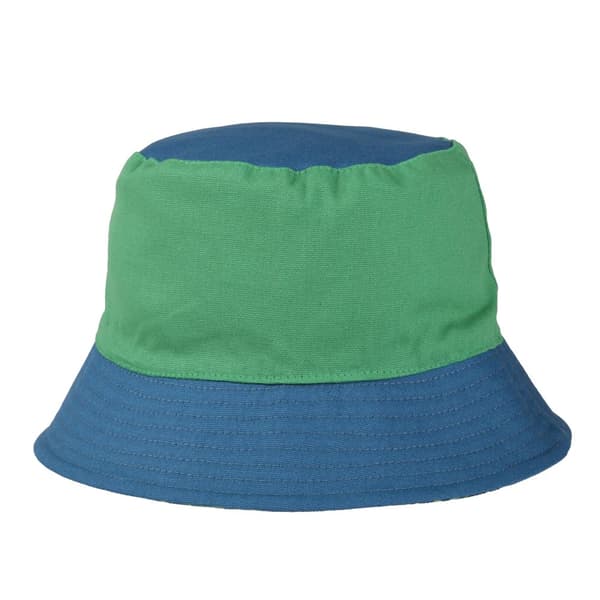 Regatta Childrens/Kids Scratch Reversible Bucket Hat Piquant Green/Moroccan Blue 1-3 Years