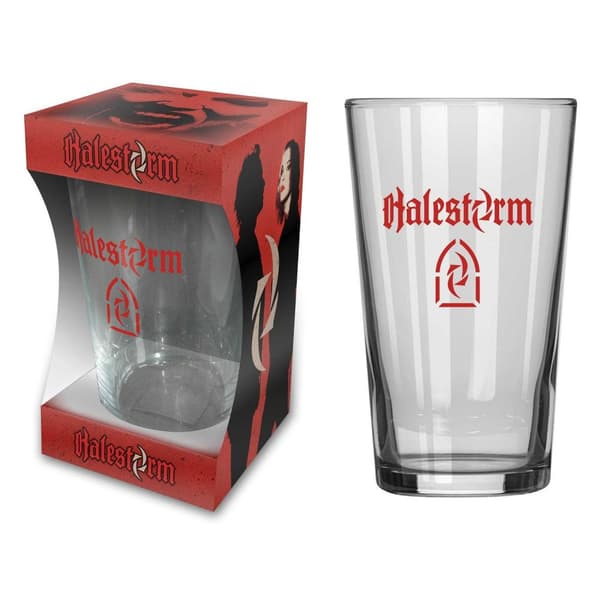 HALESTORM - BACK FROM THE DEAD - BEER GLASS (BOXED)