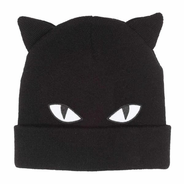 Emily The Strange Unisex Adult Bespoke Cat Beanie Black One Size