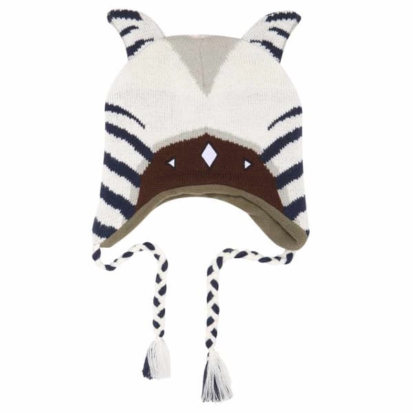 Star Wars: Mandalorian - Ashoka Trapper (Unisex White Trapper Beanie) One Size