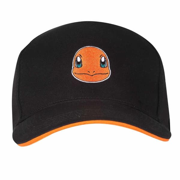 Pokemon - Charmander Badge (Unisex Black Baseball Cap) One Size