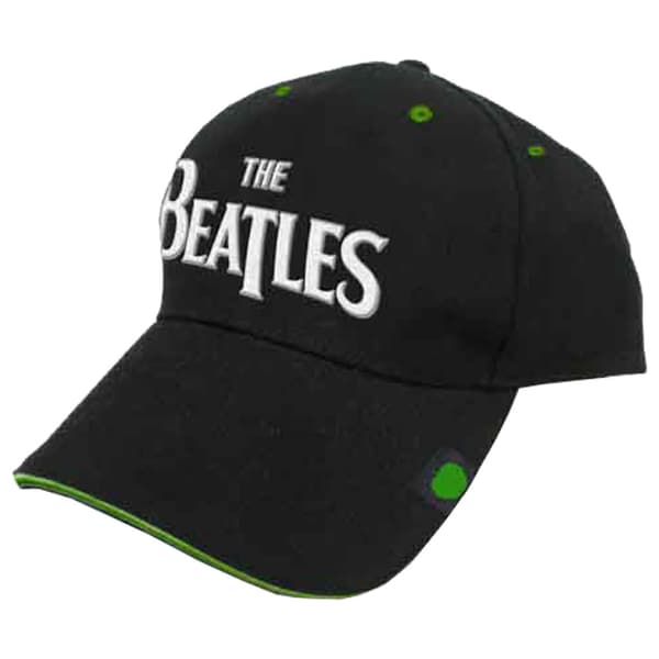 The Beatles Drop T Logo Sandwich Peak Baseball Cap One Size
