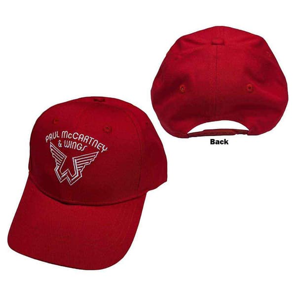 Paul McCartney Wings Logo Baseball Cap One Size