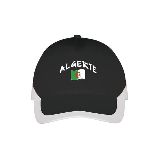 Algeria Keps Svart 100% Bomull