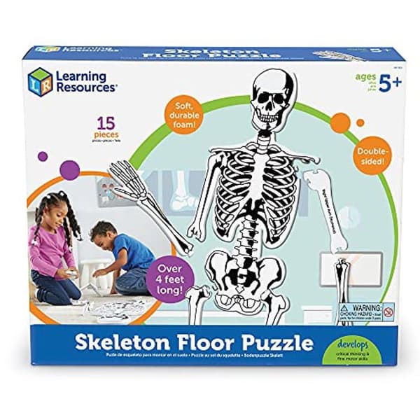 Lärresurser Resurser Skeleton Foam Floor Puzzle - LER3332