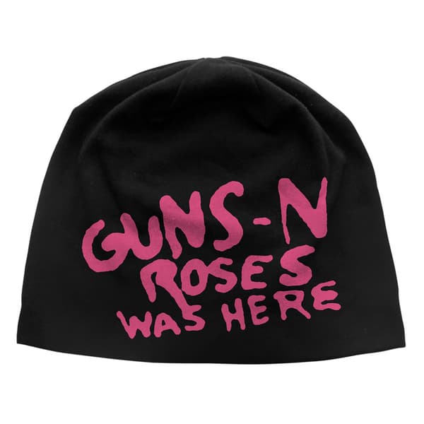 Guns N' Roses Was Here Jersey Beanie Hat One Size