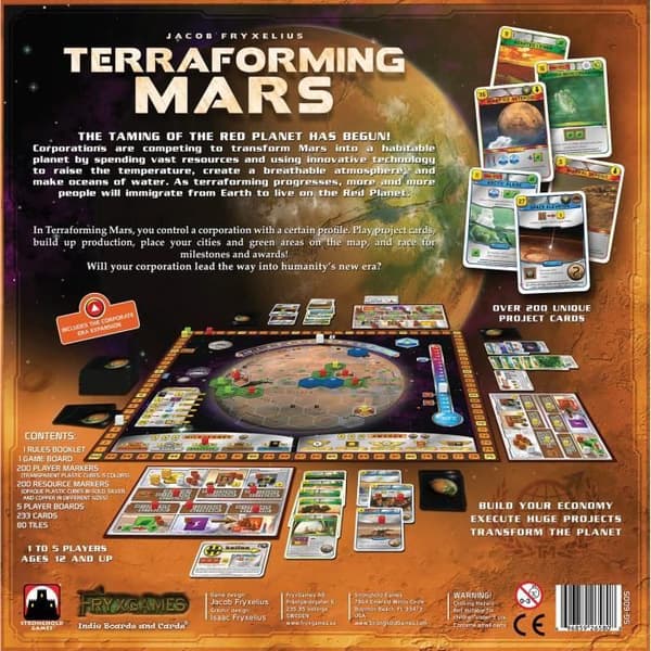 Terraforming Mars Terraformation Mars Stg06005 Starkort Spel - 6005SG