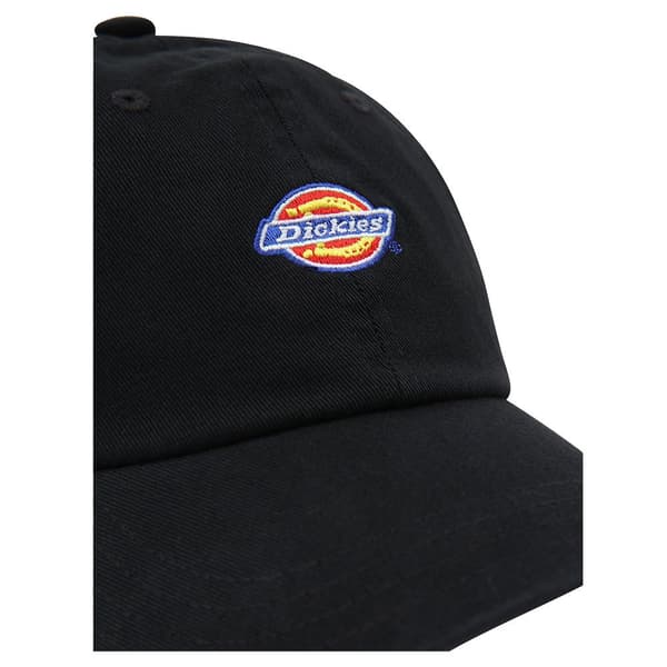 Dickies 6 Panel Logo Kasket Sort  Mand