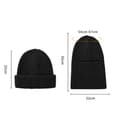 Miniatyrbilde 2 av 3: Balaklava / lue i akrylfiber - Svart