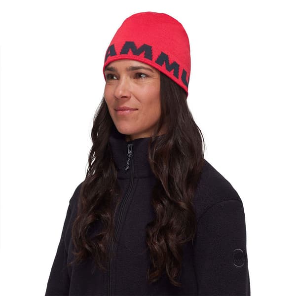Mammut Logo Beanie Rød  Mand