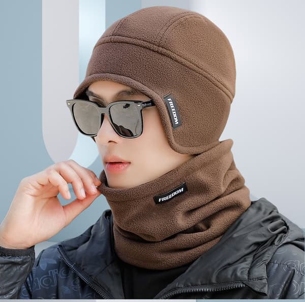 INF Vinter Fleece Cykel Beanie Hat - Vindtæt & Termisk