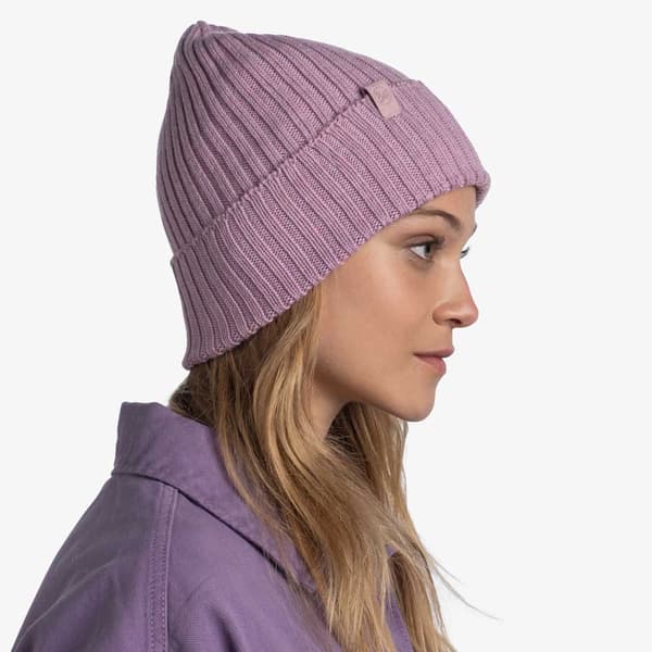 Buff ® Merino Wool Knit Beanie Lilla  Kvinde