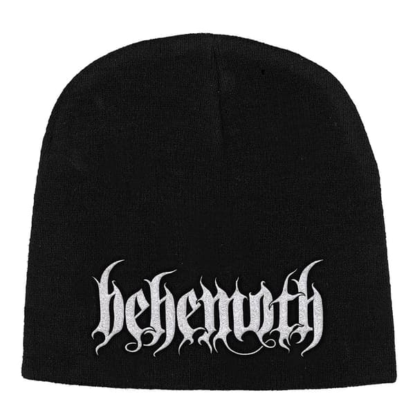 Behemoth Band Logo Embroidered Beanie Hat One Size