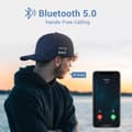 Pikkukuva 3 / 8: INF YX2 Bluetooth-kuulokkeiden baseball-lippis - musta Musta0