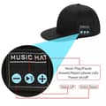 Pikkukuva 8 / 8: INF YX2 Bluetooth-kuulokkeiden baseball-lippis - musta Musta0