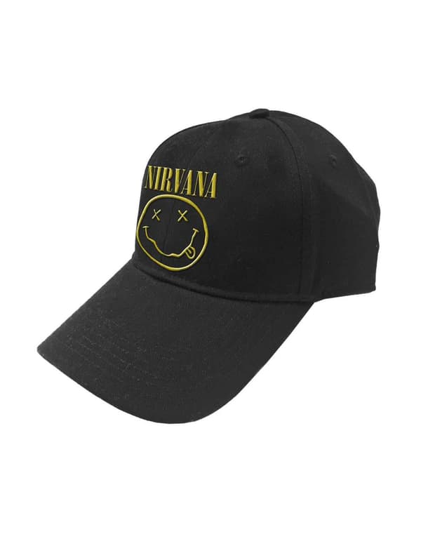 Nirvana Grunge Face Band Logo Baseball Cap One Size