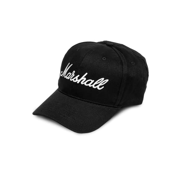 Marshall - Baseballkeps Svart med vit logotyp