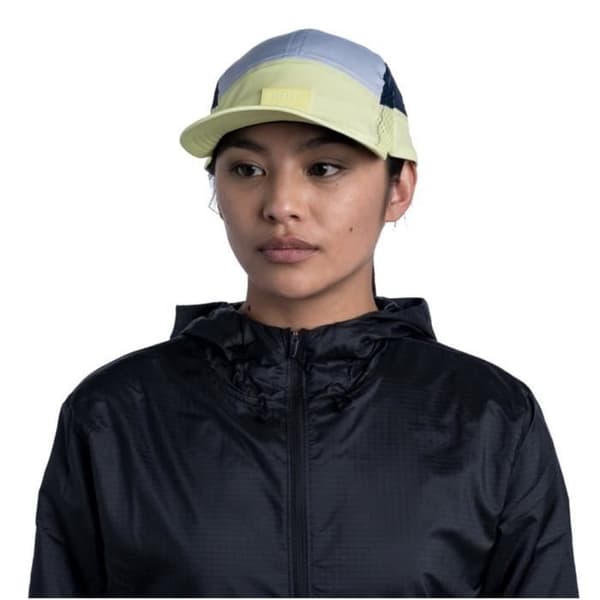 BUFF 5 Panel GO Cap Beanies Vita, Marinblå, Gul - Unisex/vuxen