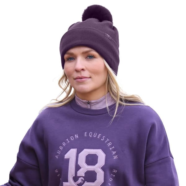 Aubrion Bobble Fleece Lined Hat