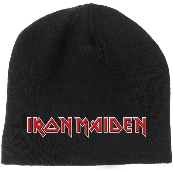 Iron Maiden Unisex Adult Logo Beanie Black One Size